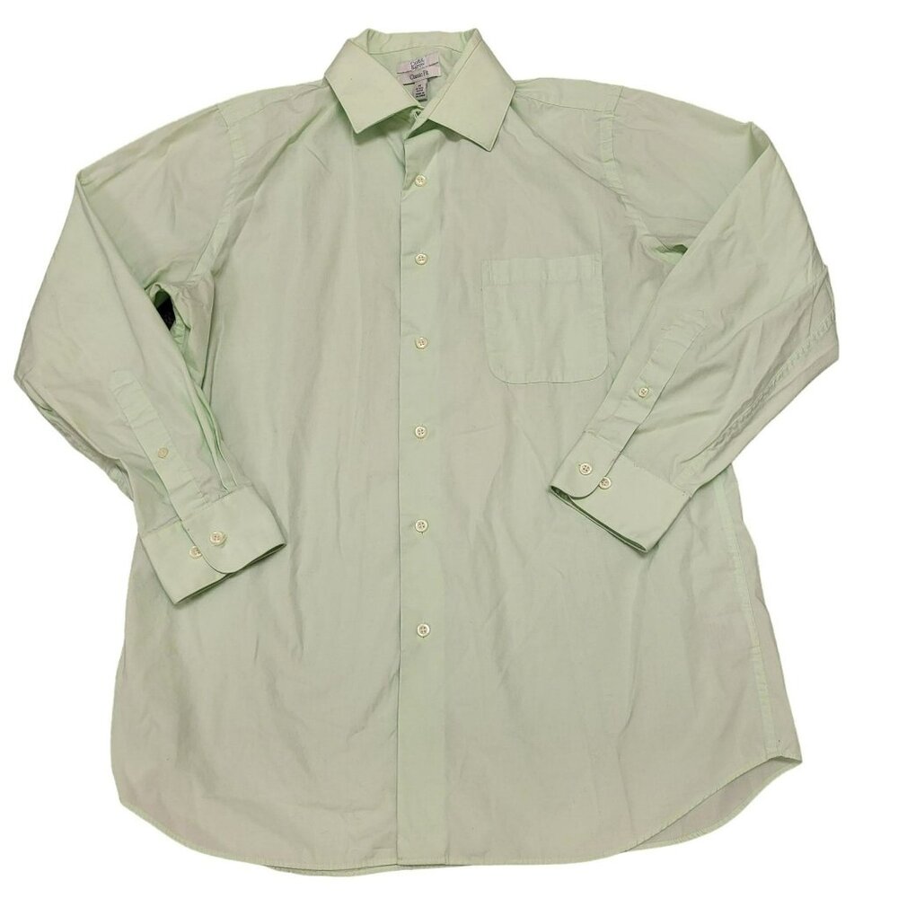 Croft & Barrow Classic Fit Dress Shirt Mint Green Men's M 15-15.5 32/33